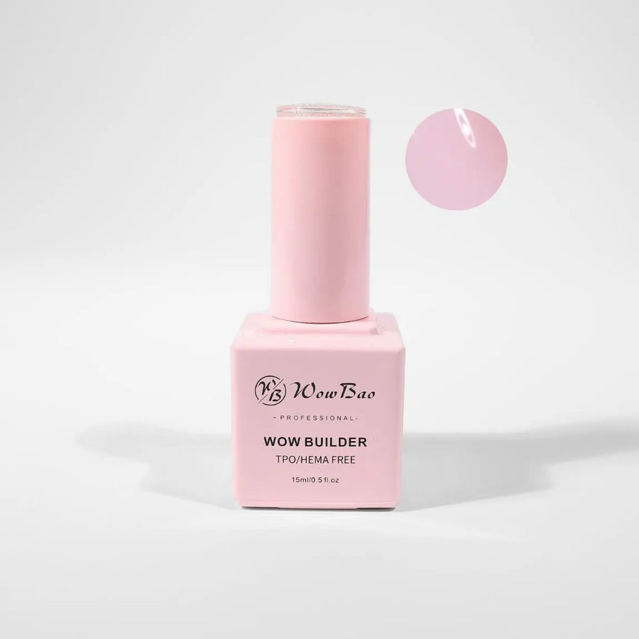 BIB04 TPO/Hema Free Blush WOW brush on Builder in a bottle WowBao Nails