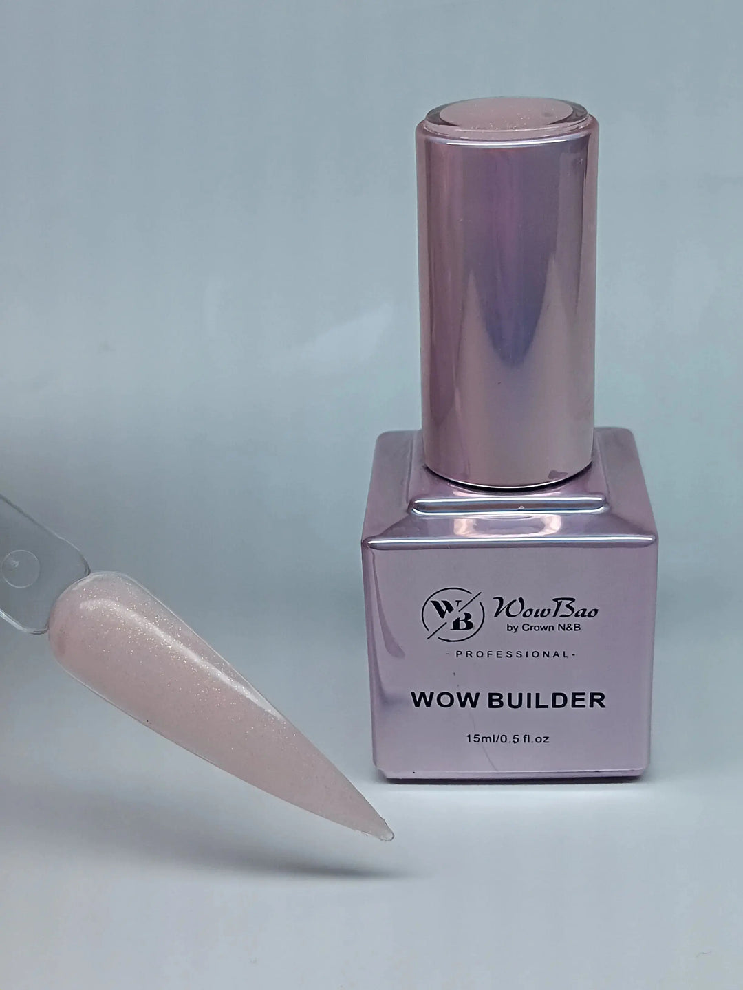 WowBao Nails BIB16 Peaches n Cream WOW brush on Builder in a bottle