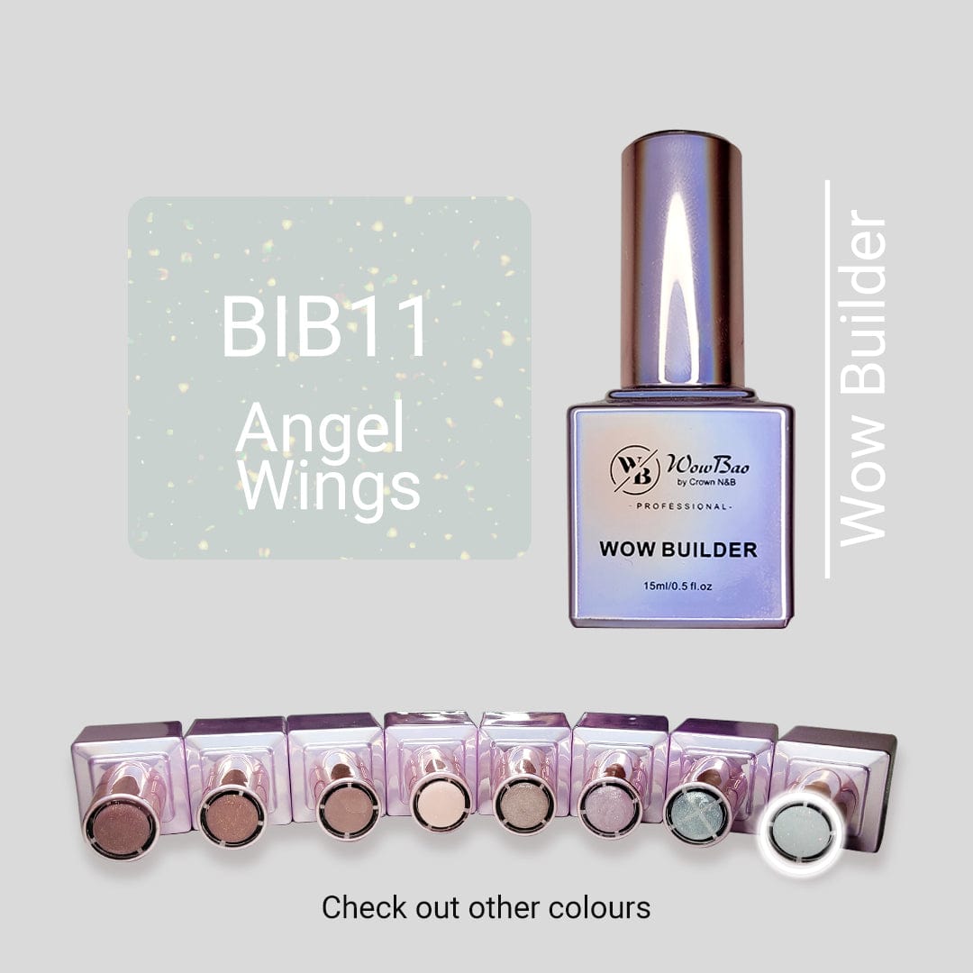 WowBao Nails Copy of BIB11 Angel Wings WOW brush on Builder in a bottle