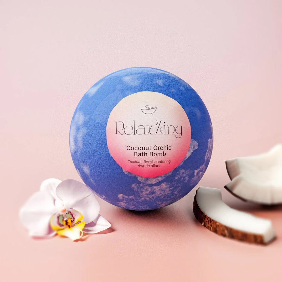 Relax Zing Floral Paradise - Coconut Orchid Bathbomb