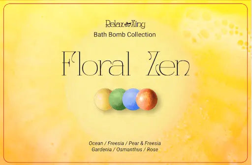 Relax Zing Floral Zen - Bath Bomb Bundle