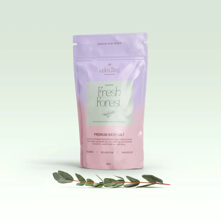Relax Zing Large Fresh Forest Eucalyptus - Premium Bath Salt