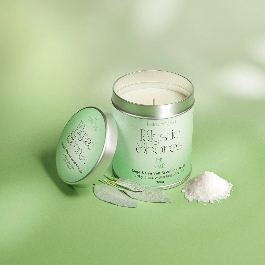 Relax Zing Mystic Shores - Sage Sea Salt Candle