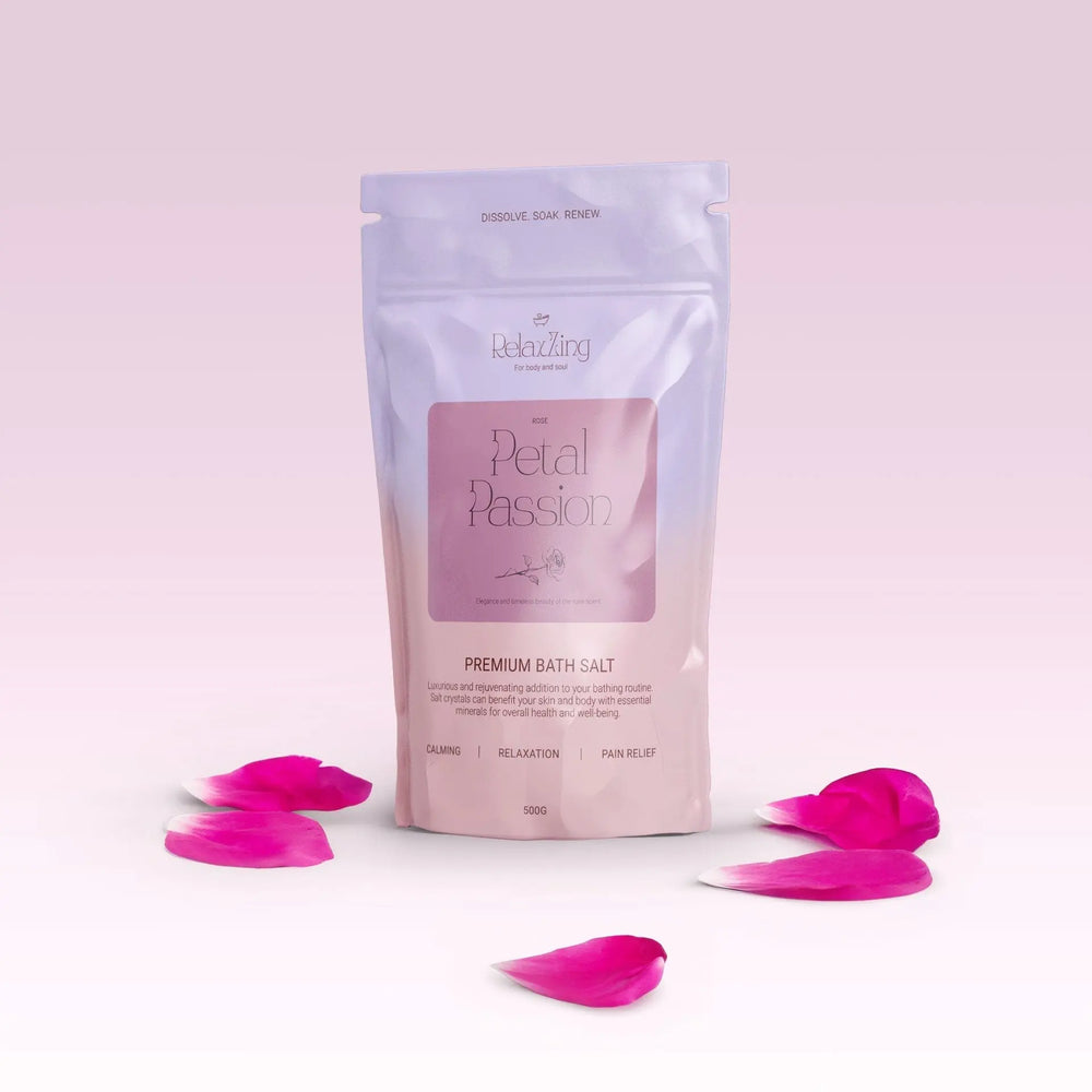 Relax Zing Large Petal Passion Rose - Premium Bath Salt