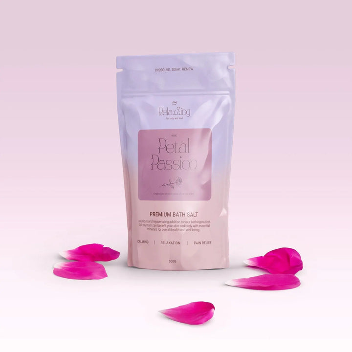 Relax Zing Large Petal Passion Rose - Premium Bath Salt