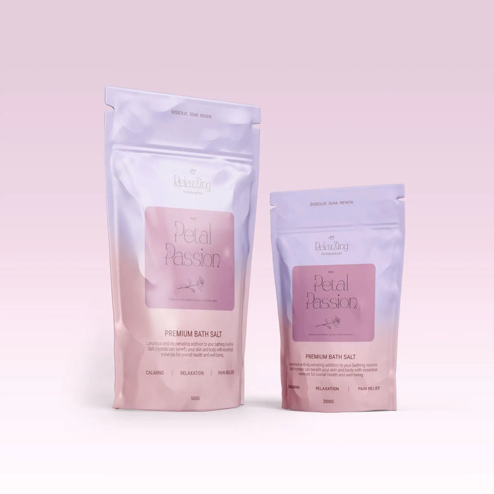 Relax Zing Petal Passion Rose - Premium Bath Salt