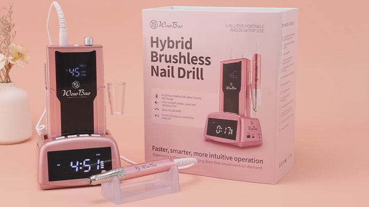 Professional Portable Hybrid Brushless Nail Drill 45,000rpm