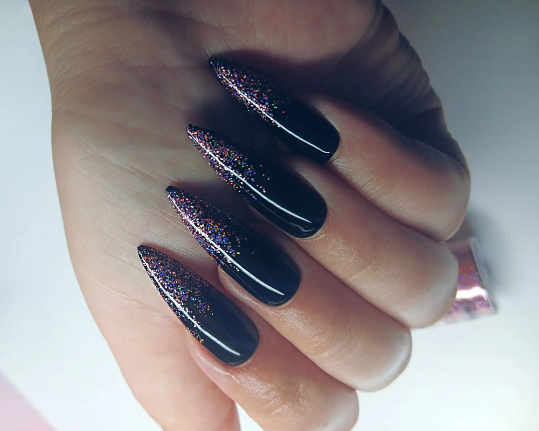 WowBao Nails Quick Ombre Spray - Pink Glitter 04
