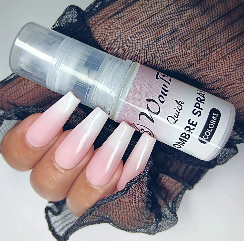 WowBao Nails Quick Ombre Spray - White 01