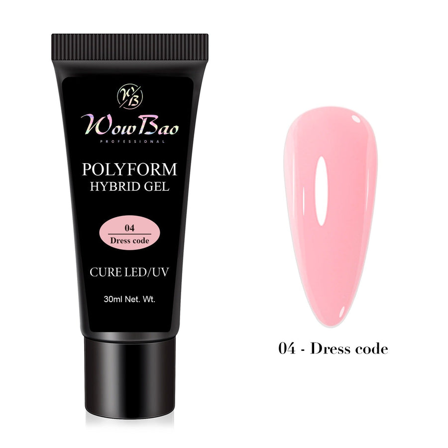 X-TENDZ Polyform Hybrid Gel- 04 Dress Code WowBao Nails