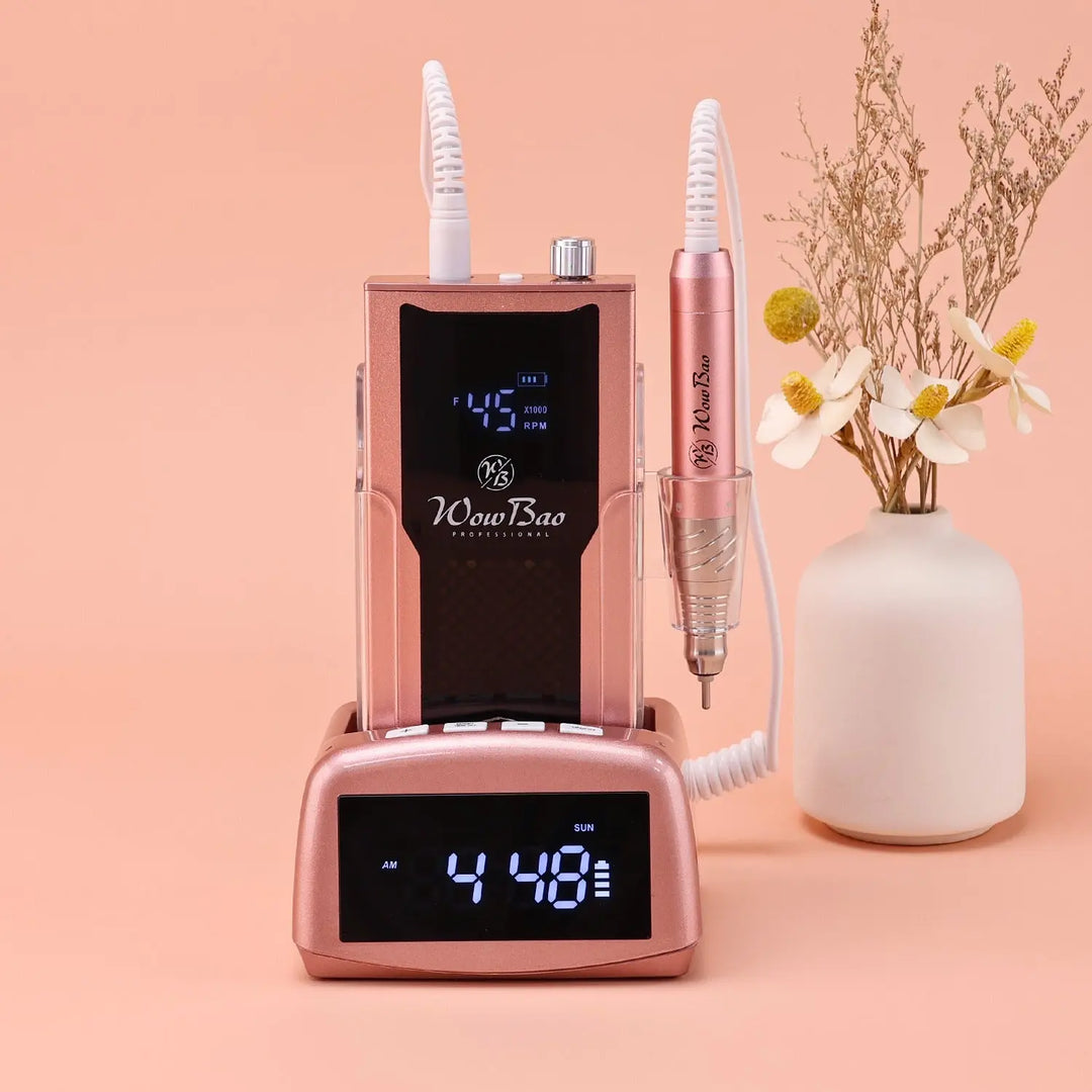 Portable Brushless Nail Drill (E-file) (Pre-Order! Due 21/7) WowBao Nails