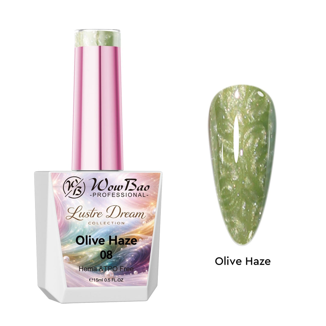 8 Olive Haze - TPO / Hema-Free Gel Polish 15ml WowBao Nails