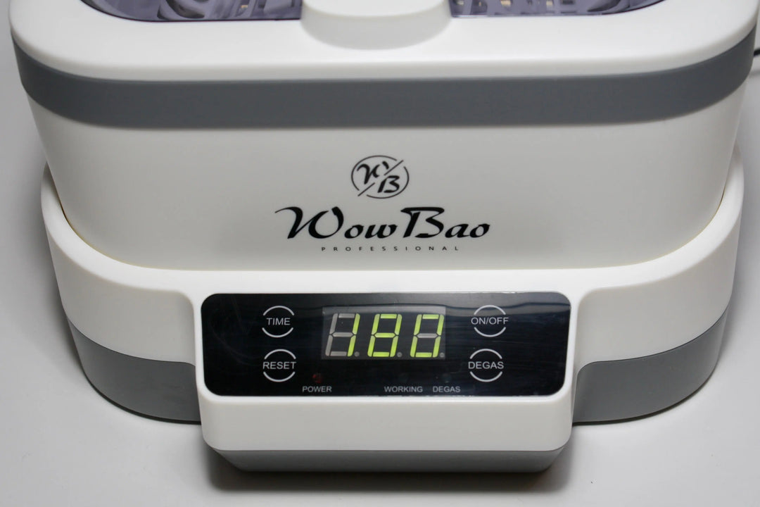 WowBao Professional Ultrasonic machine + Ultrasonic professional cleaning solution - 1 Litre Wow Bao Nails