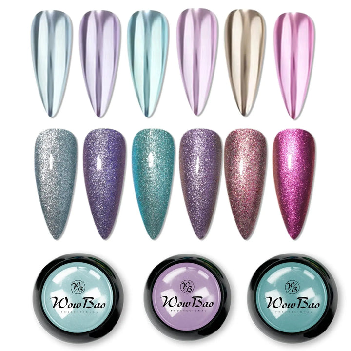 Wowbao Cat Eye Chrome Pigments WowBao Nails