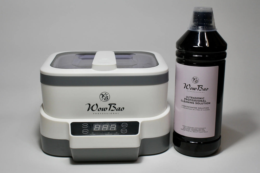 WowBao Professional Ultrasonic machine + Ultrasonic professional cleaning solution - 1 Litre Wow Bao Nails