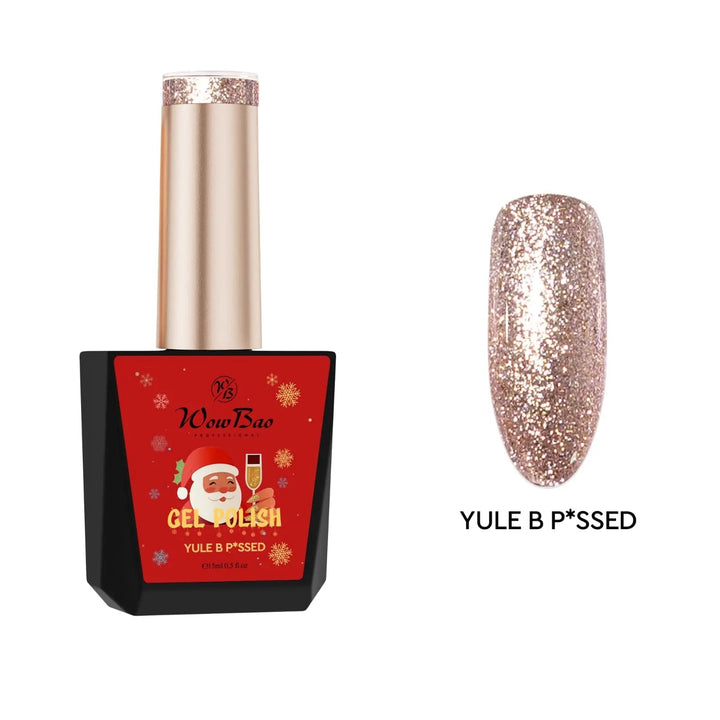 ***PRE ORDER*** Limited Edition! Drunken Xmas Party Gel Polish Set of 24 collection with colour book - TPO / Hema-Free Gel Polish 15ml WowBao Nails