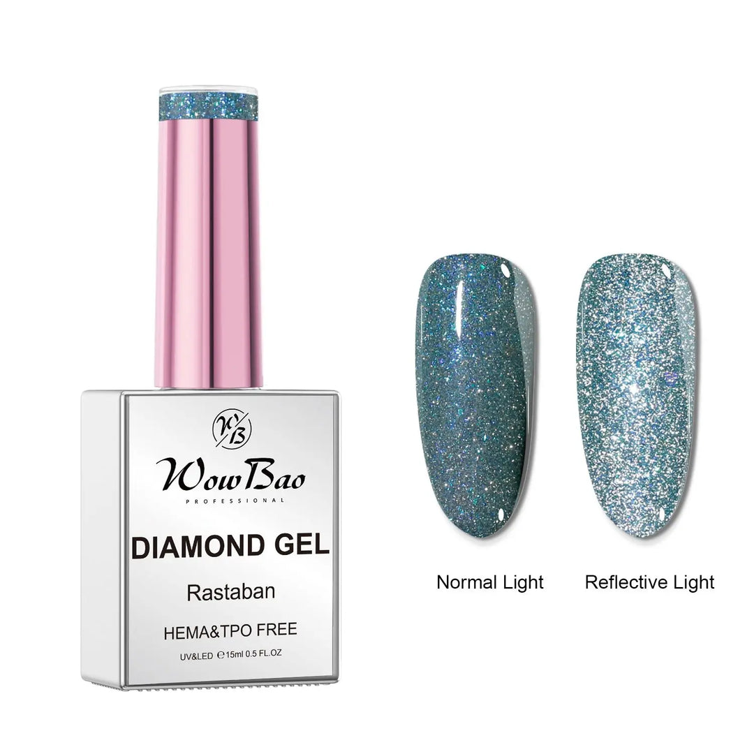8 Rastaban, Hema-Free Diamond Gel Polish 15ml WowBao Nails