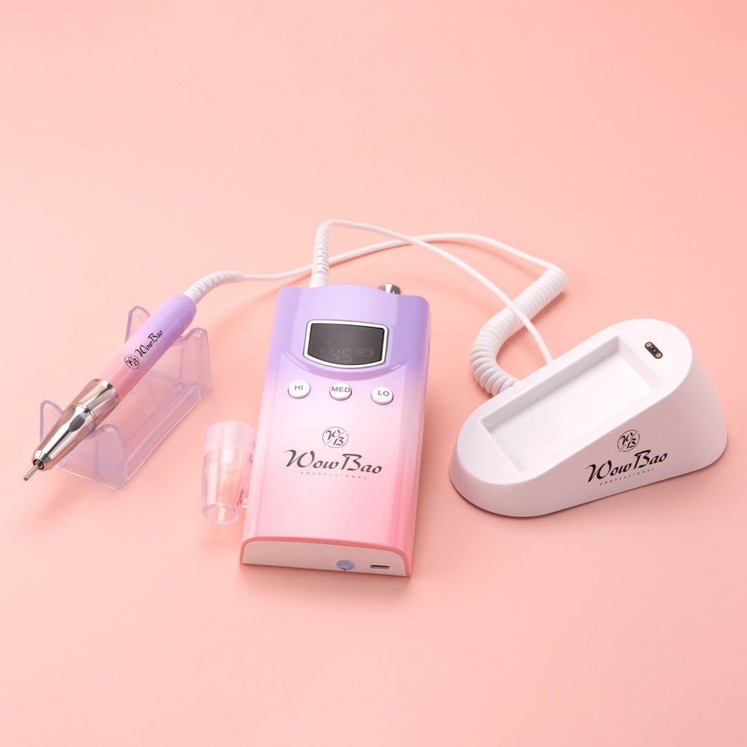 Professional Portable Hybrid Brushless E-File Nail Drill 45,000rpm 1 WowBao Nails