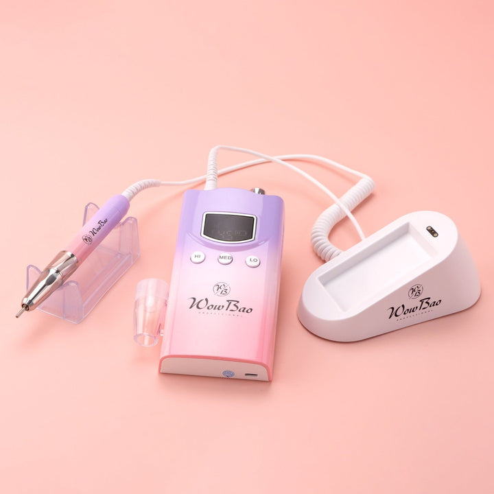 Professional Portable Hybrid Brushless E-File Nail Drill 45,000rpm 1 WowBao Nails