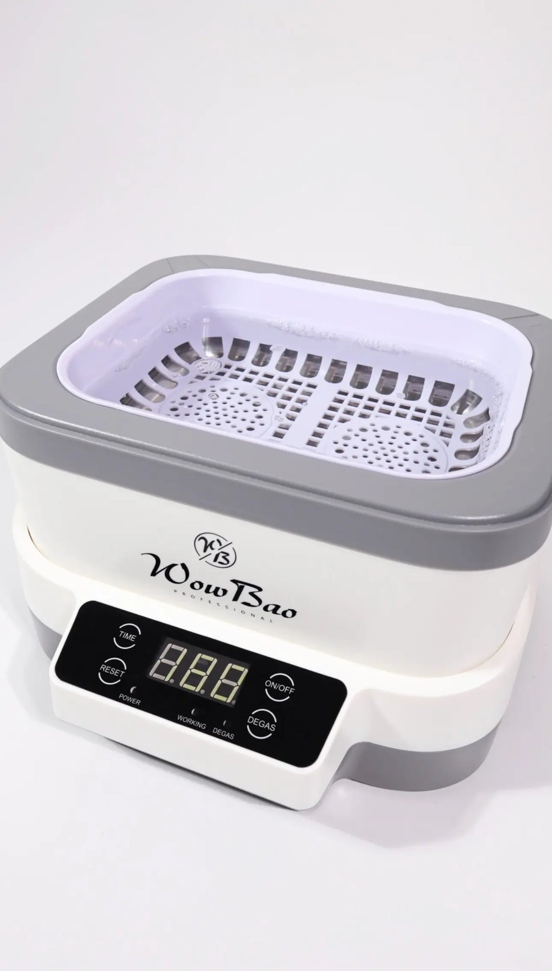 WowBao Professional Ultrasonic machine + Ultrasonic professional cleaning solution - 1 Litre Wow Bao Nails