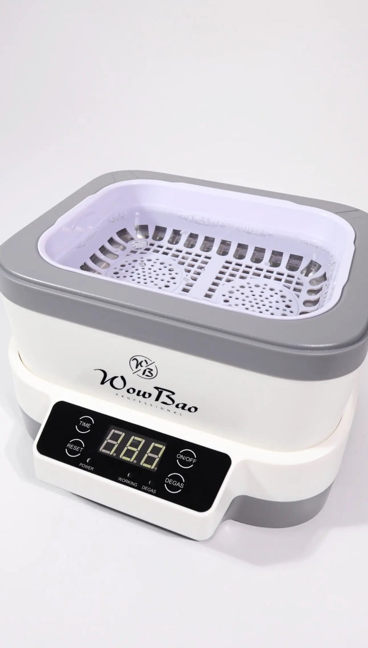 WowBao Professional Ultrasonic machine + Ultrasonic professional cleaning solution - 1 Litre Wow Bao Nails