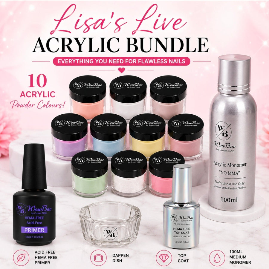 Lisa's live acrylic bundle WowBao Nails