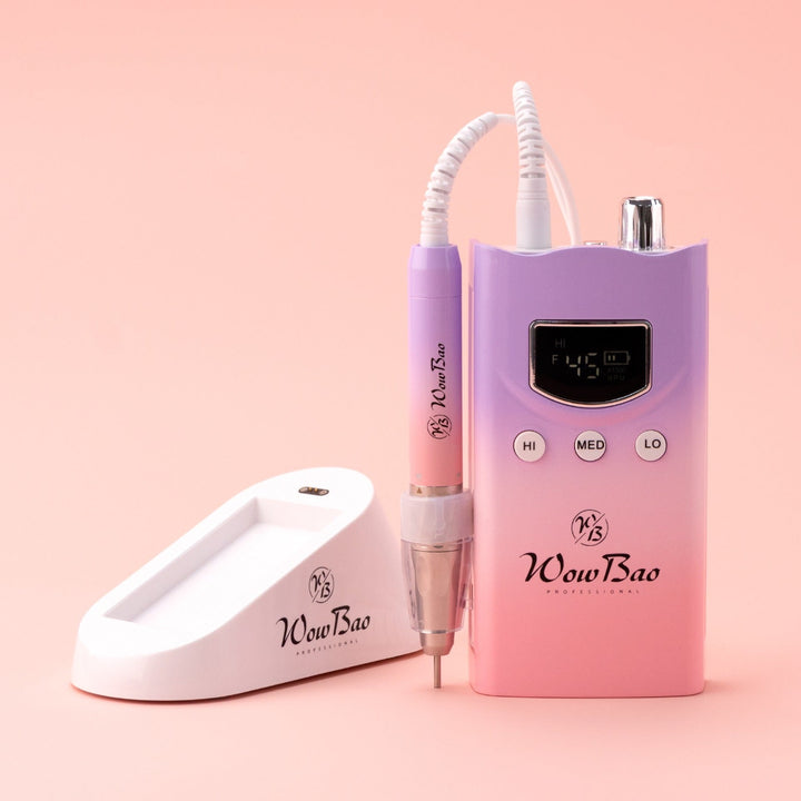 Professional Portable Hybrid Brushless E-File Nail Drill 45,000rpm 1 WowBao Nails