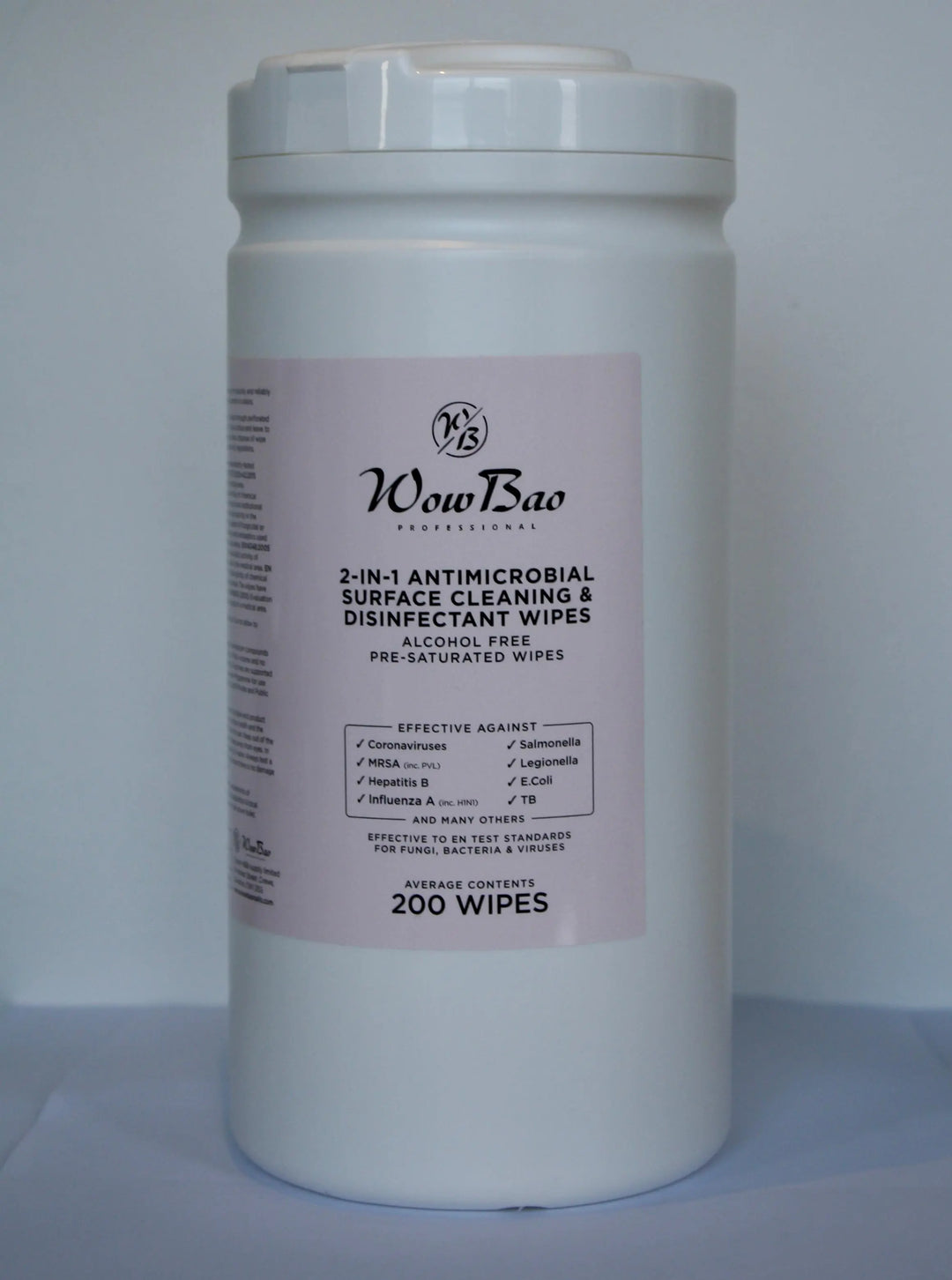 2 in 1 Antimicrobial surface cleaning & Disinfectant Wipes Wow Bao Nails