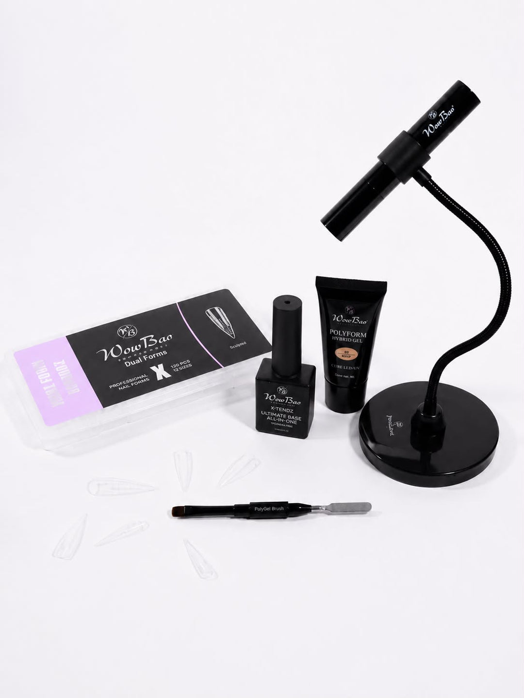 X-Tendz Dual Form Bundle With Lamp Wow Bao Nails