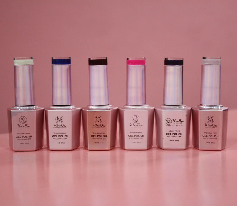 Lisa's signature bundle - set of 6 hema free Gel Polish WowBao Nails