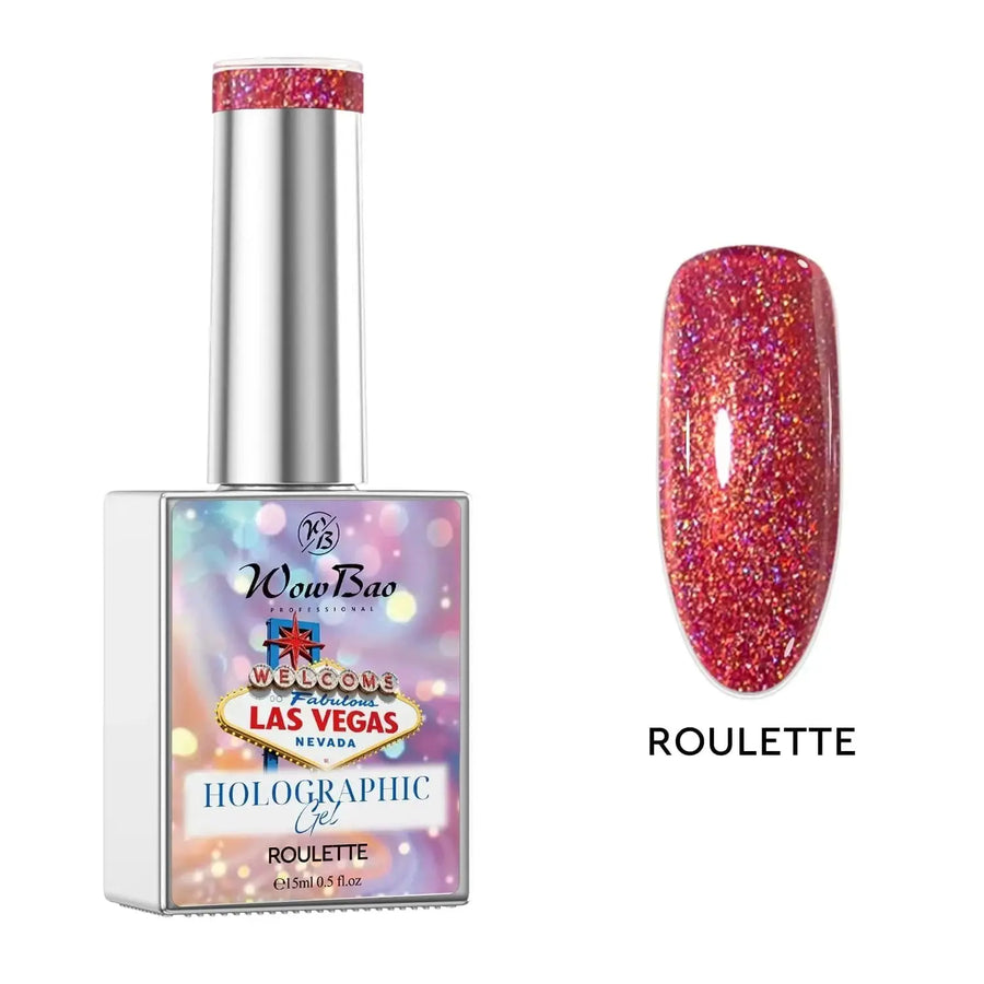 Las Vegas Gel Polish Set of 12 collection with colour chart - TPO / Hema-Free Gel Polish 15ml WowBao Nails