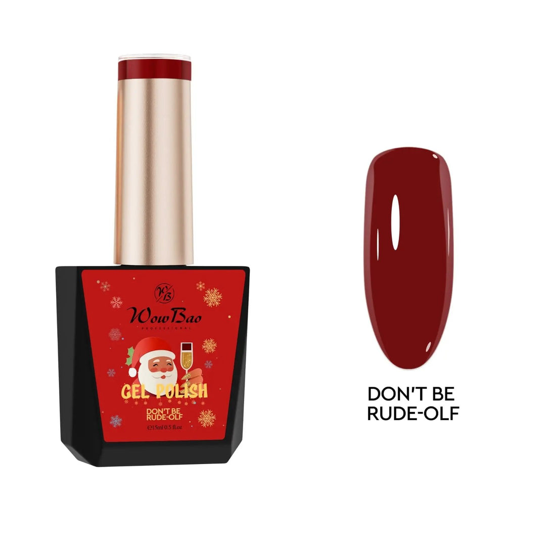 ***PRE ORDER*** Limited Edition! Drunken Xmas Party Gel Polish Set of 24 collection with colour book - TPO / Hema-Free Gel Polish 15ml WowBao Nails