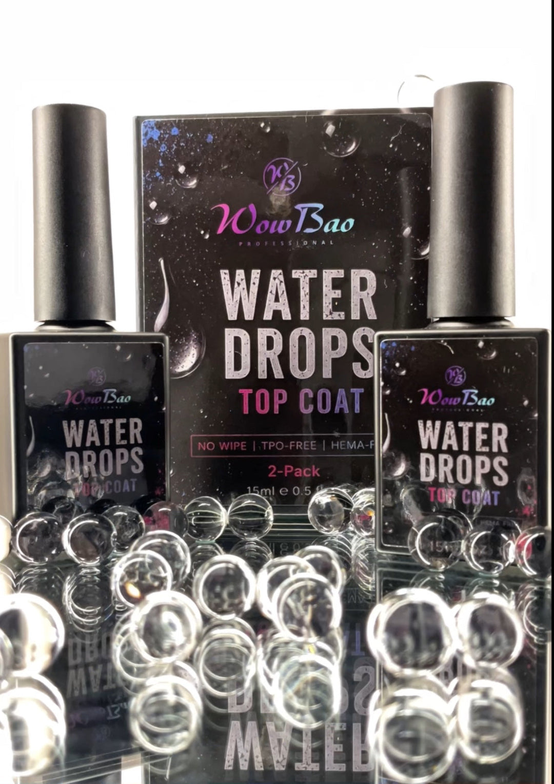 Water Drops Top Wow Bao Nails