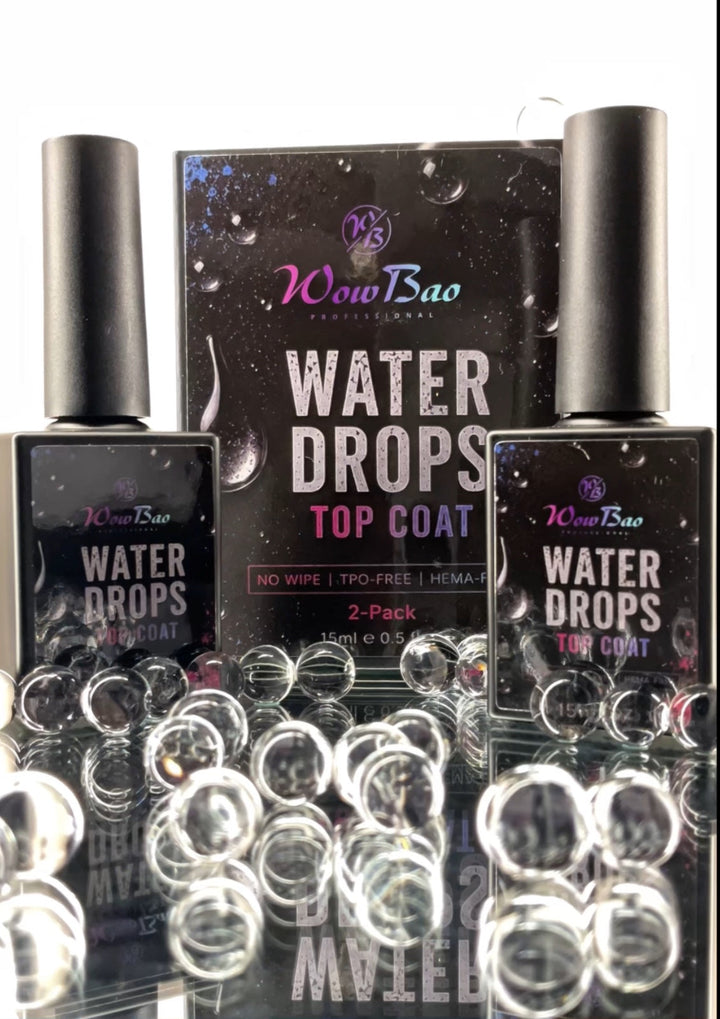 Water Drops Top Wow Bao Nails