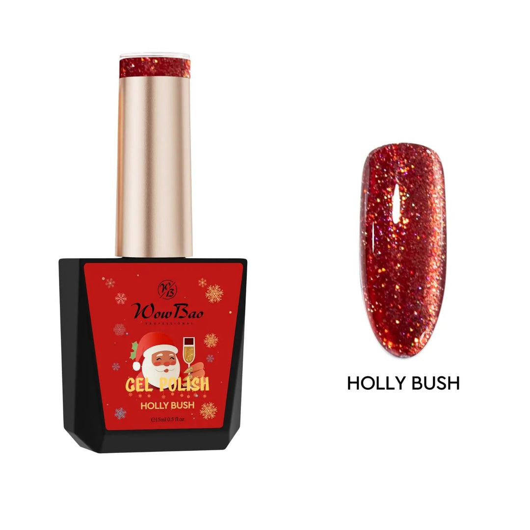 ***PRE ORDER*** Limited Edition! Drunken Xmas Party Gel Polish Set of 24 collection with colour book - TPO / Hema-Free Gel Polish 15ml WowBao Nails