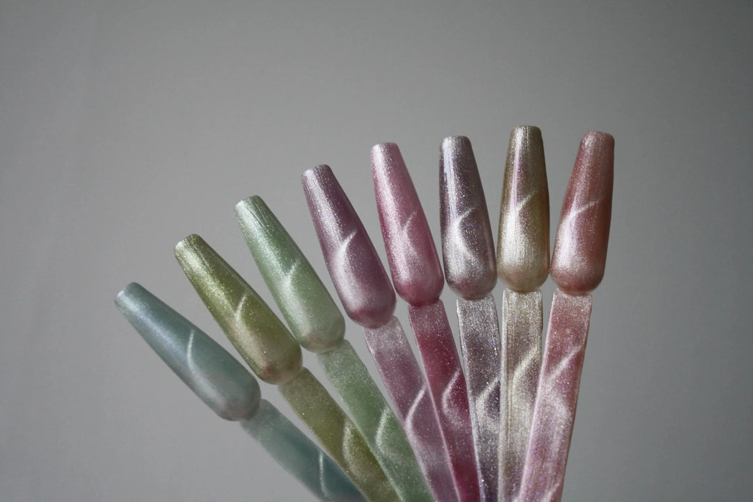 WowBao Pastel Cat Eye Set of 8 collection - TPO / Hema-Free Gel Polish 15ml WowBao Nails