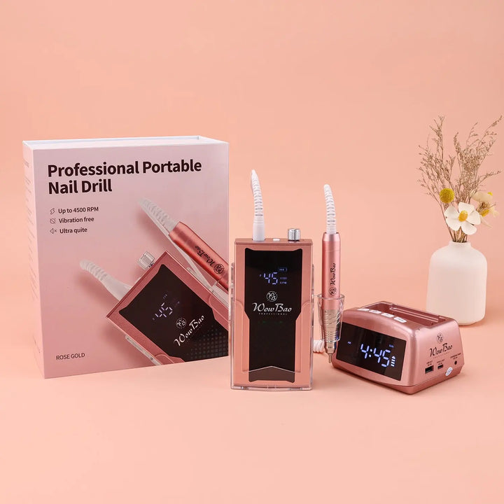 Portable Brushless Nail Drill (E-file) (Pre-Order! Due 21/7) WowBao Nails