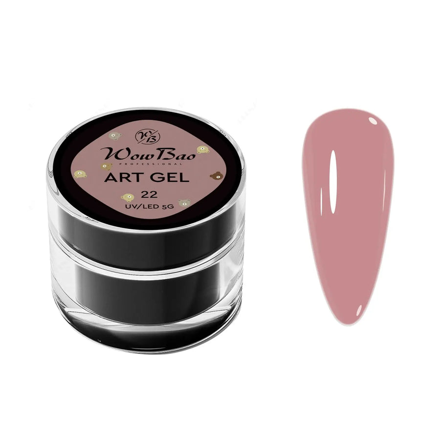 Art Gel Bear Colour 22 (5g pot ) WowBao Nails