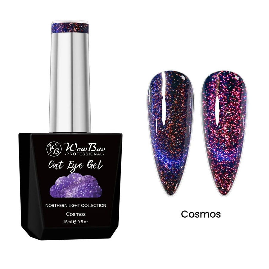 WowBao Glow In the Dark Flash Cat Eye Set of 6 collection - TPO / Hema-Free Gel Polish 15ml WowBao Nails