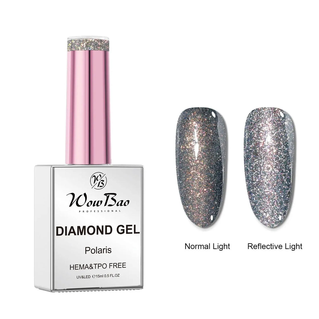 4 Polaris , Hema-Free Diamond Gel Polish 15ml WowBao Nails