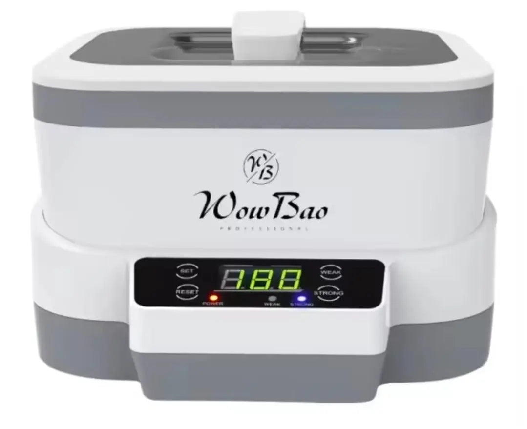 WowBao Professional Ultrasonic machine + Ultrasonic professional cleaning solution - 1 Litre Wow Bao Nails
