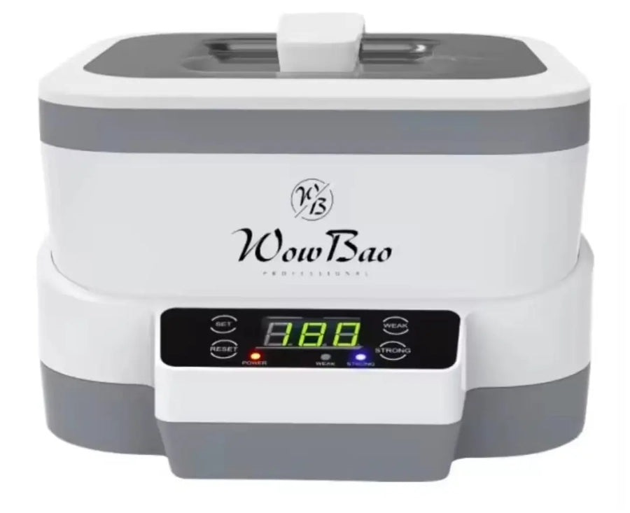 WowBao Professional Ultrasonic machine + Ultrasonic professional cleaning solution - 1 Litre Wow Bao Nails