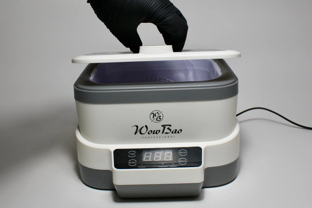 WowBao Professional Ultrasonic machine + Ultrasonic professional cleaning solution - 1 Litre Wow Bao Nails