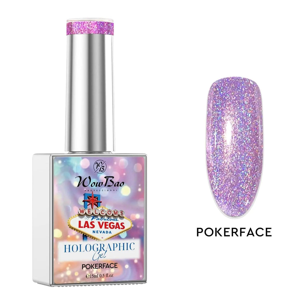 Las Vegas Gel Polish Set of 12 collection with colour chart - TPO / Hema-Free Gel Polish 15ml WowBao Nails