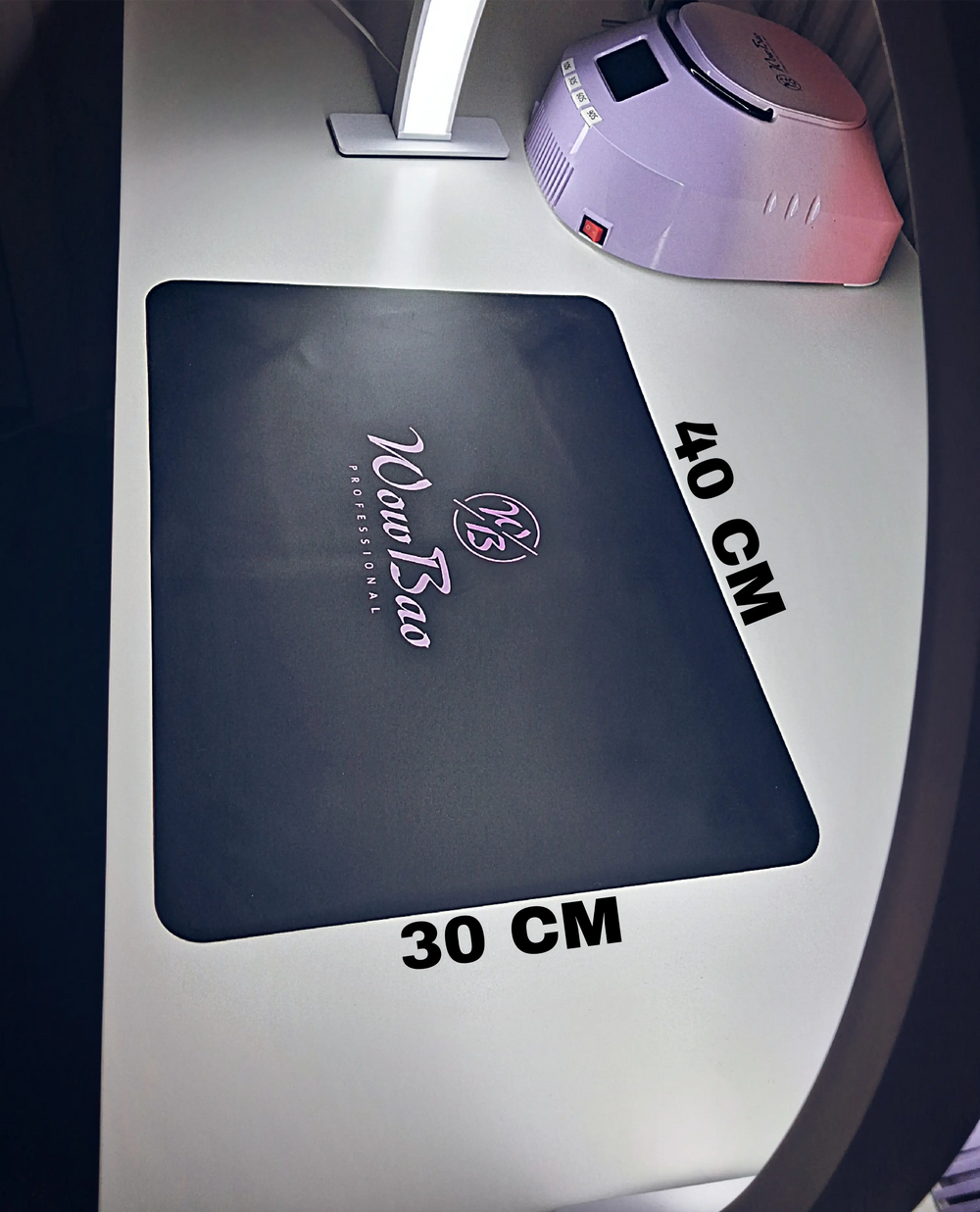 WowBao Manicure Mat black WowBao Nails