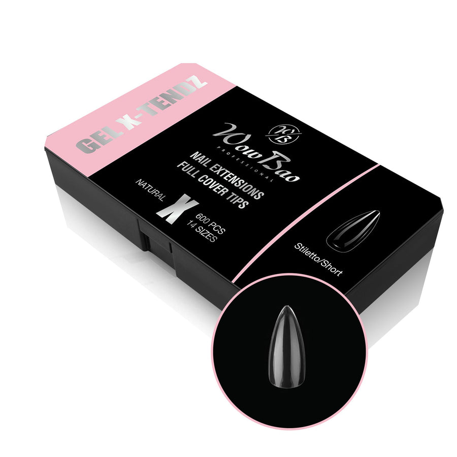 X-TENDZ Full Cover tips  | Stiletto Wow Bao Nails