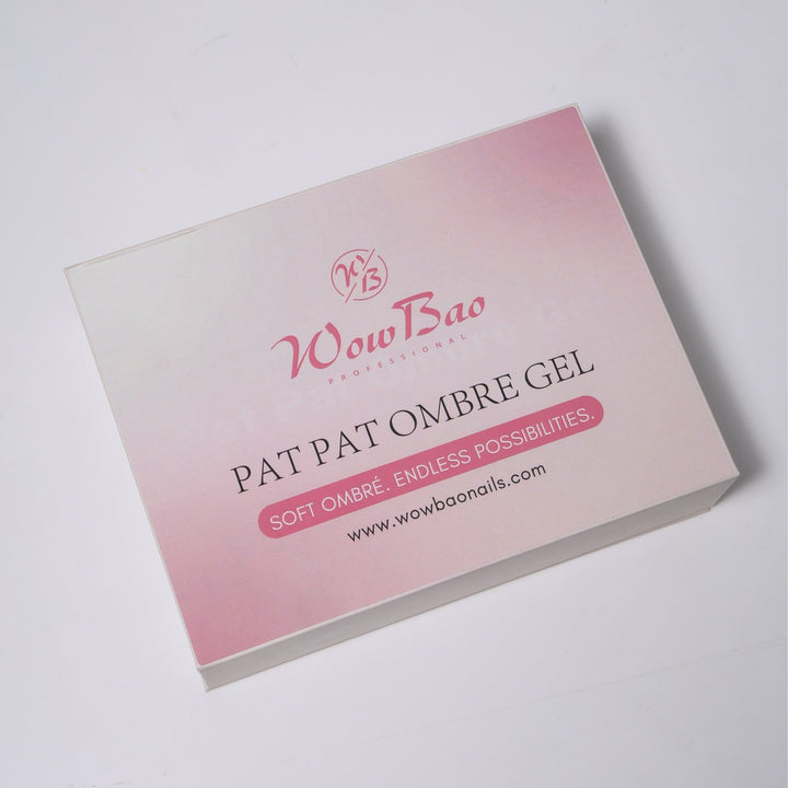 Pat pat ombre set of 12 with colour chart WowBao Nails