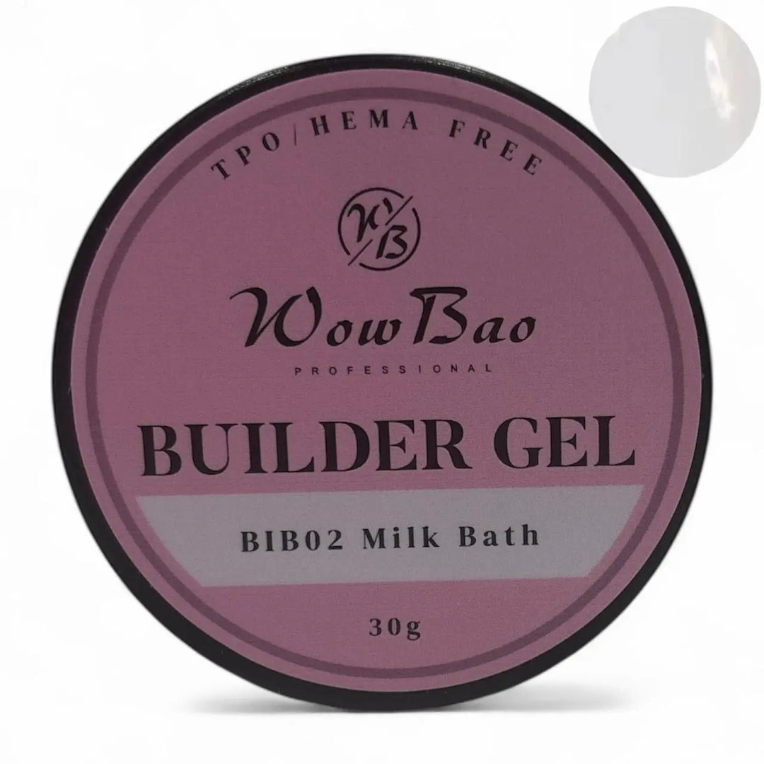 02 TPO/Hema 02 Free Milk Bath WOW builder 30g Jar WowBao Nails