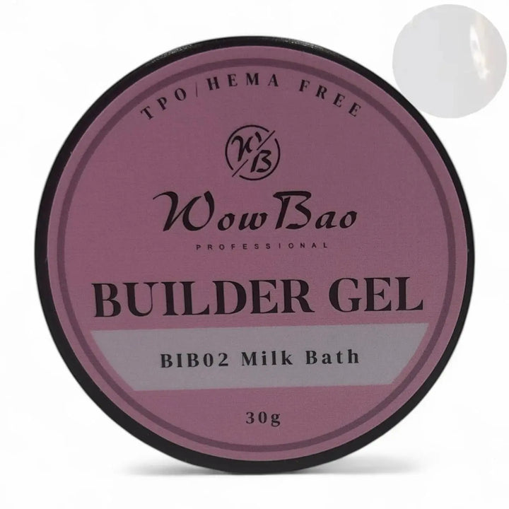 02 TPO/Hema 02 Free Milk Bath WOW builder 30g Jar WowBao Nails