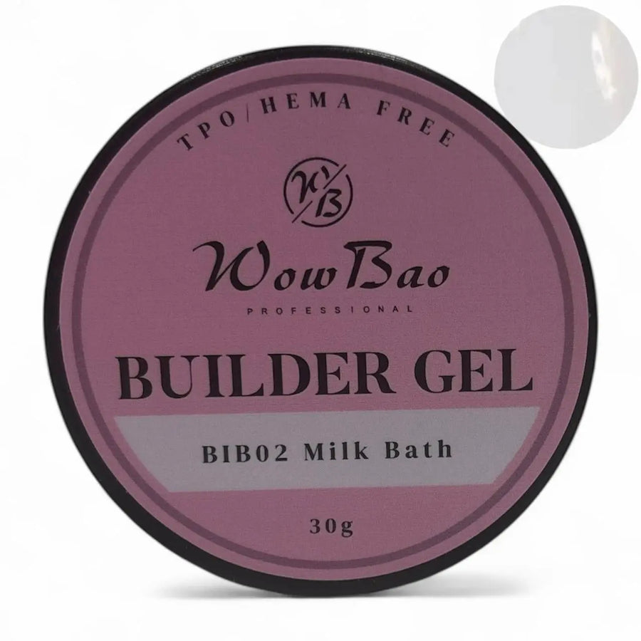 02 TPO/Hema 02 Free Milk Bath WOW builder 30g Jar WowBao Nails
